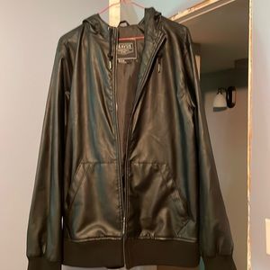 Black Dravus Leather Jacket.